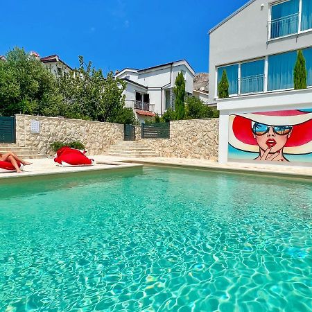 Apartment Baska Mit Poolarea - Krk, Kroatien Exterior foto