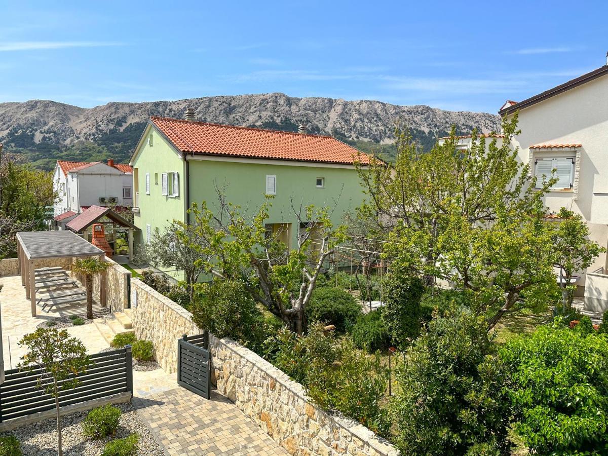 Apartment Baska Mit Poolarea - Krk, Kroatien Exterior foto